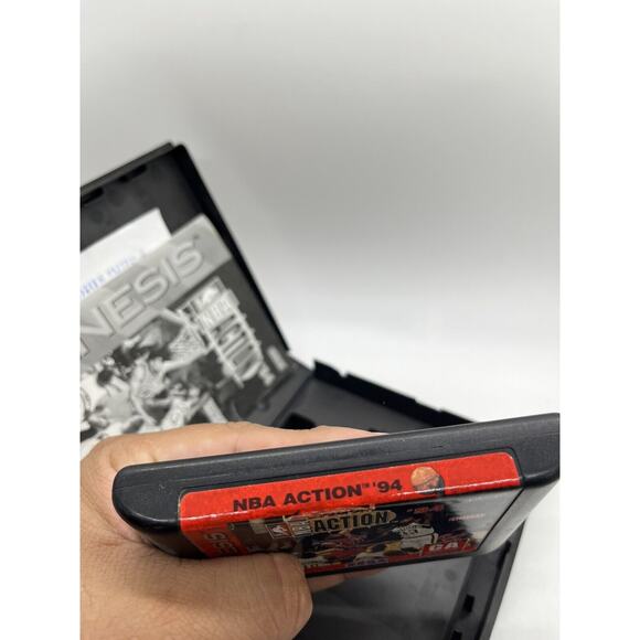 NBA Action '94 (Sega Genesis, 1994) Complete Tested - Picture 8 of 12